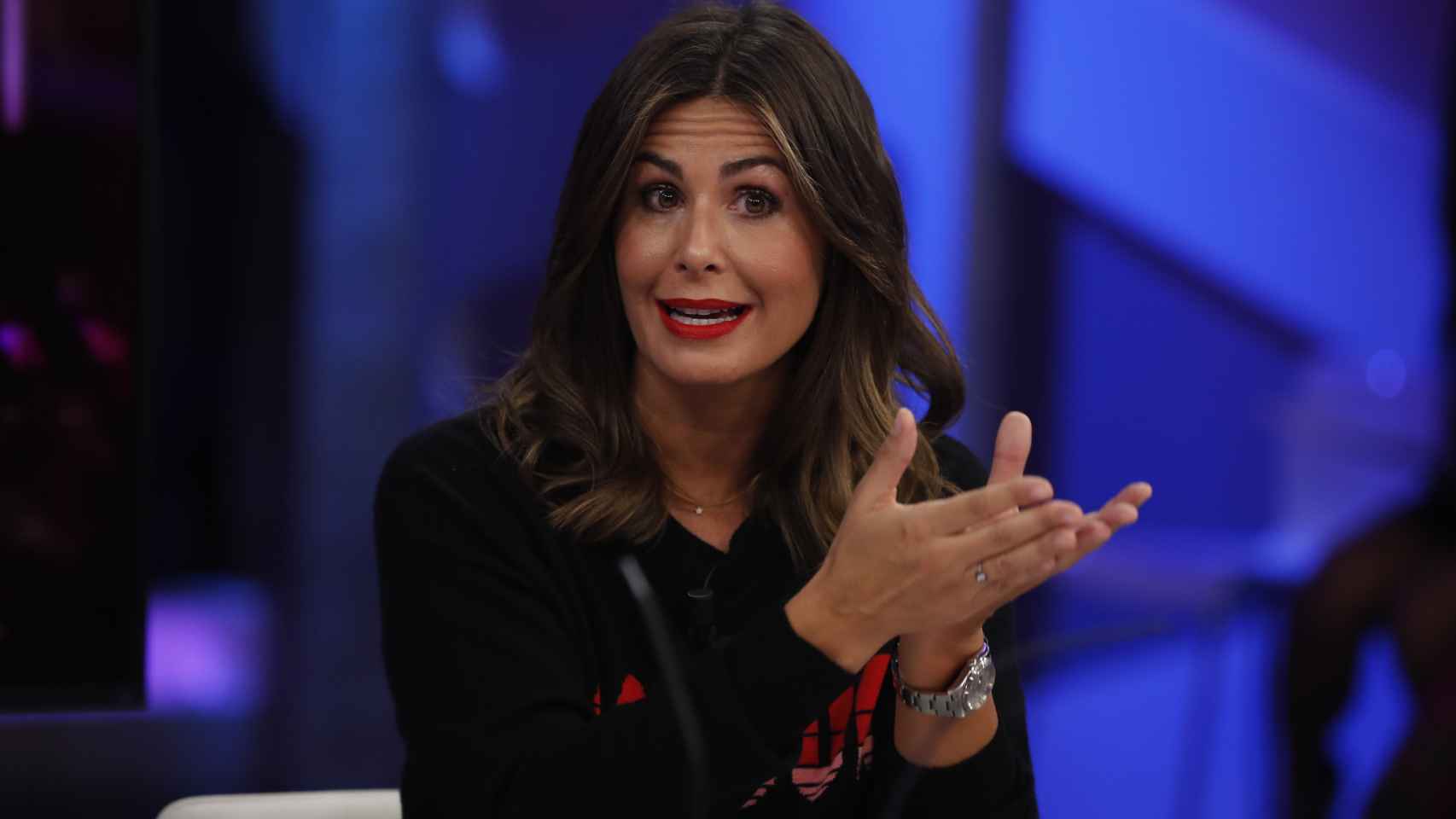 Nuria Roca, durante una emisión de 'El Hormiguero'.