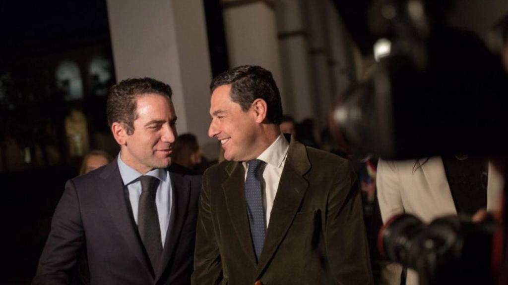 Juanma Moreno y Teodoro García Egea en una imagen de archivo.