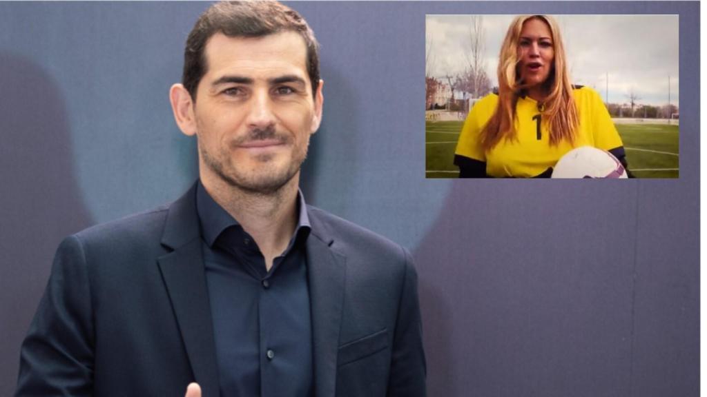 Ruth, la supuesta examiga especial de Iker Casillas, junto al futbolista en montaje de JALEOS.