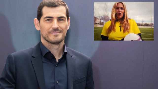 Ruth, la supuesta examiga especial de Iker Casillas, junto al futbolista en montaje de JALEOS.