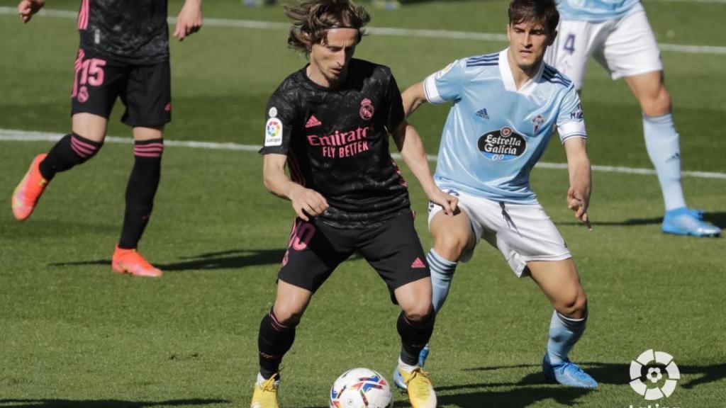 Luka Modric, en el Celta de Vigo - Real Madrid de La Liga