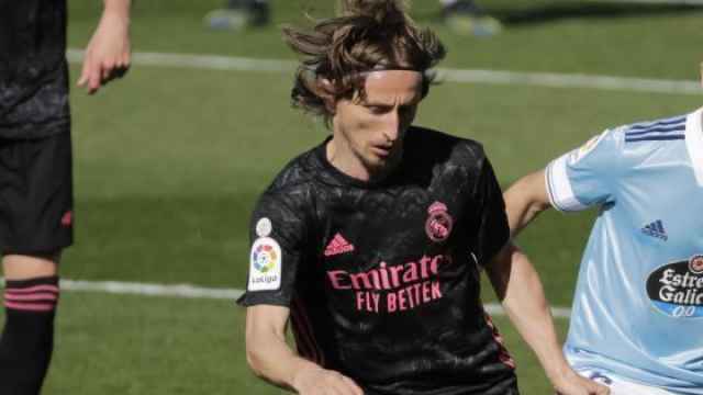 Luka Modric, en el Celta de Vigo - Real Madrid de La Liga