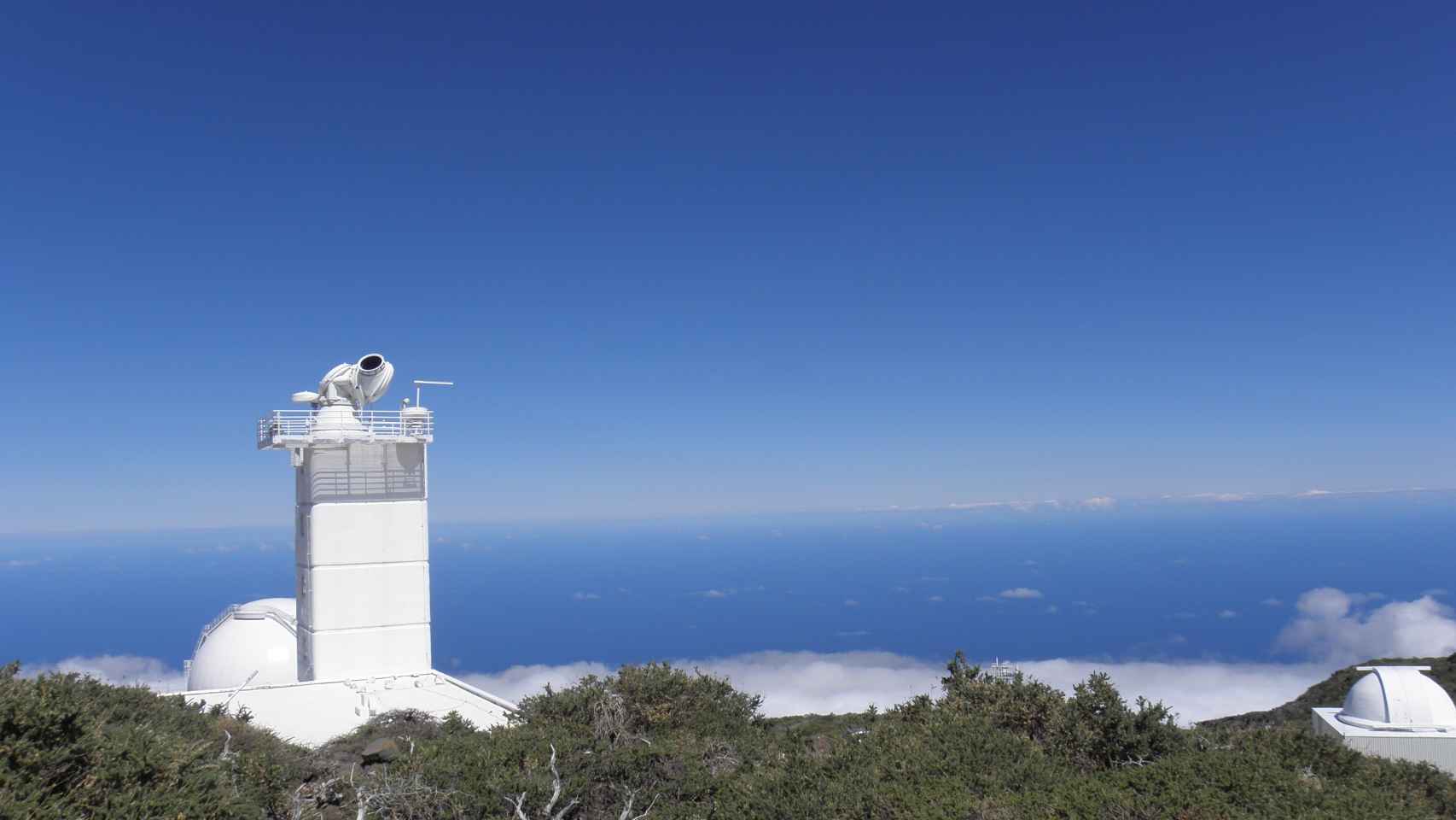 Telescopio Sueco en el observatorio de los Roques de los Muchachos, La Palma