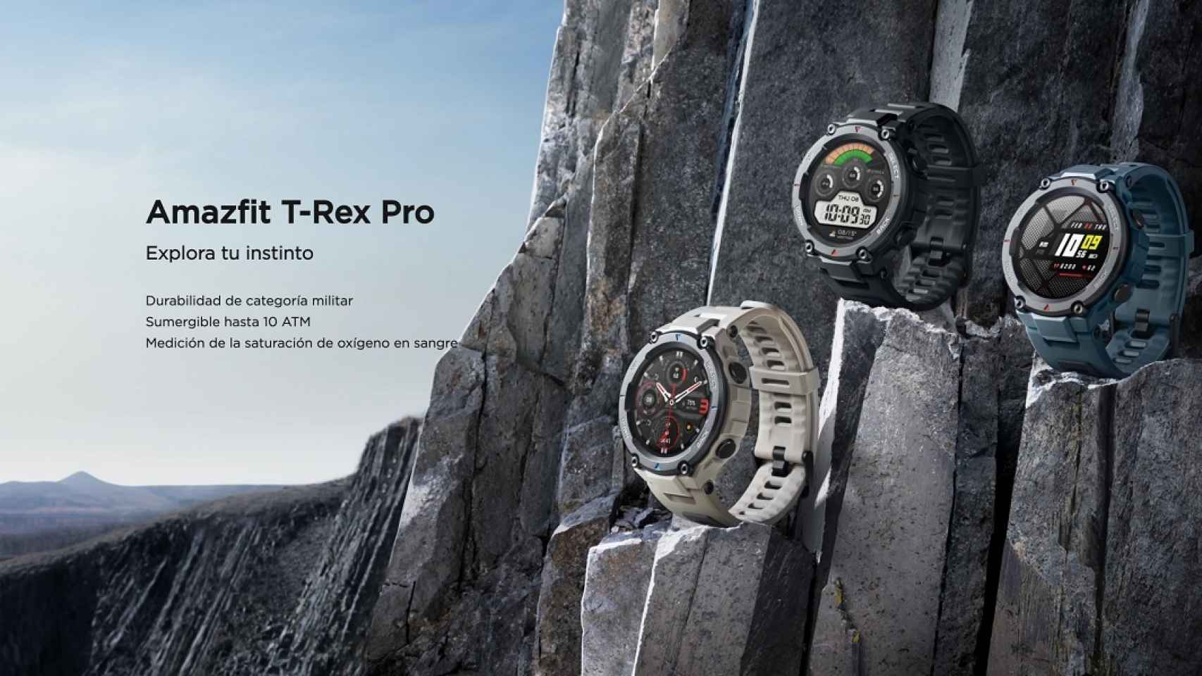 Amazfit T-Rex Pro, un reloj inteligente resistente de grado militar