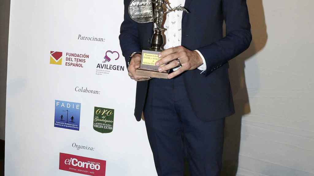 Antonio David, galardonado con el Premio Libra 2017.