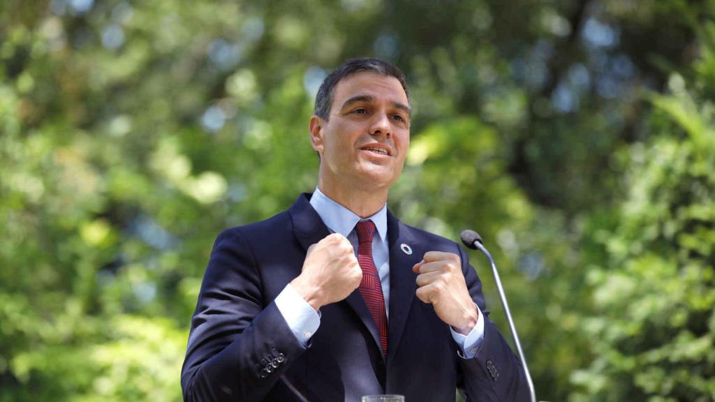 El presidente de Gobierno, Pedro Sánchez, en una reciente rueda de prensa.
