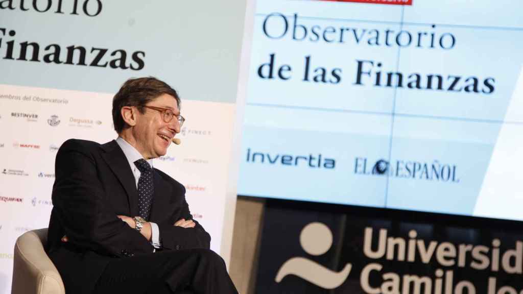 José Ignacio Goirigolzarri, presidente de Bankia, en el Observatorio de las Finanzas de Invertia-EL ESPAÑOL.