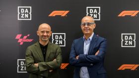 Antonio Lobato y Ernest Riveras, en la presentación de DAZN