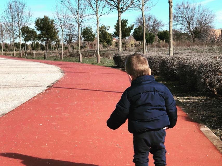 Izan cumplirá dos años en junio y nunca ha conocido a su padre.