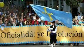 Manifestación por la oficialidad del bable.