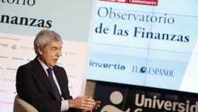 Juan Carlos Ureta, presidente de Renta 4 Banco, durante su intervención en el Observatorio de las Finanzas.