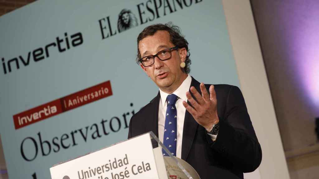 Tomás Epeldegui Pereda, director de Degussa Metales Preciosos, durante su intervención en el Observatorio de las Finanzas de EL ESPAÑOL e Invertia.