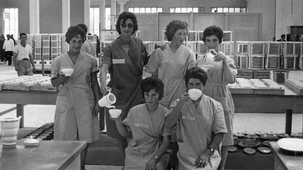 Las trabajadoras de Pontesa en un fotograma del documental 'Nación'.