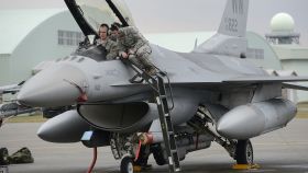 Pilotos de F-16 de Estados Unidos