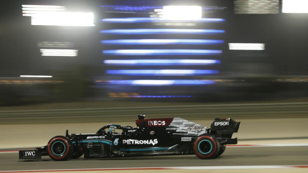 Hamilton en el Gran Premio de Bahrein 2021
