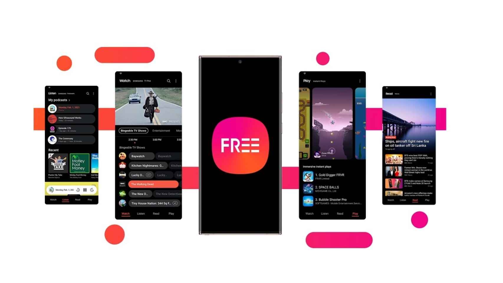Samsung Free ya permite escuchar podcasts sin salir de la app