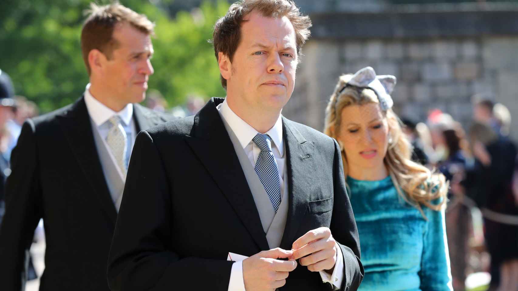Tom Parker, en una imagen captada en la boda de Meghan y el príncipe Harry.