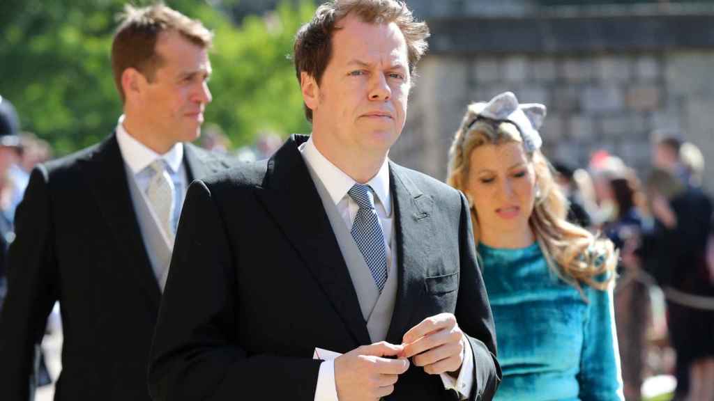 Tom Parker, en una imagen captada en la boda de Meghan y el príncipe Harry.