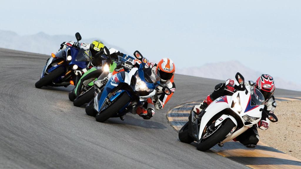 Una carrera de motos.