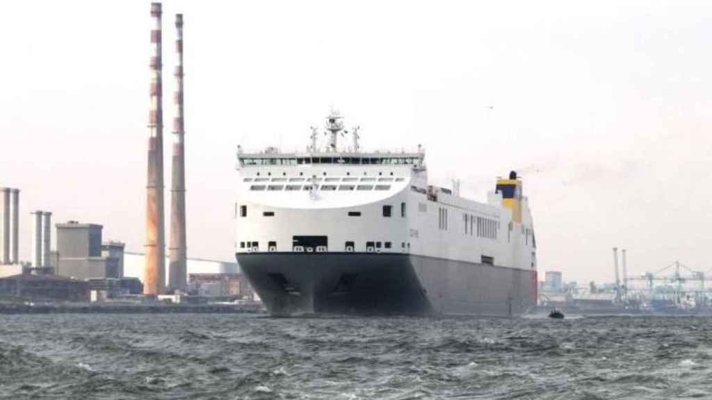 Uno de los ferries de la empresa United Seaways, compañía que unirá los puertos Tánger Med y Poole.