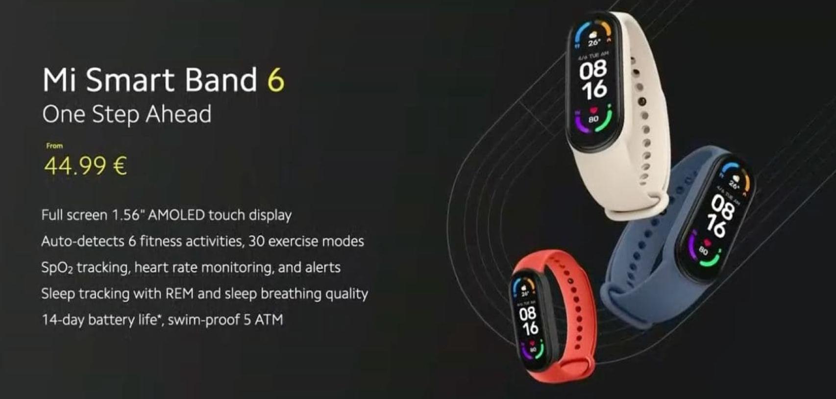 Xiaomi Mi Smart Band 6