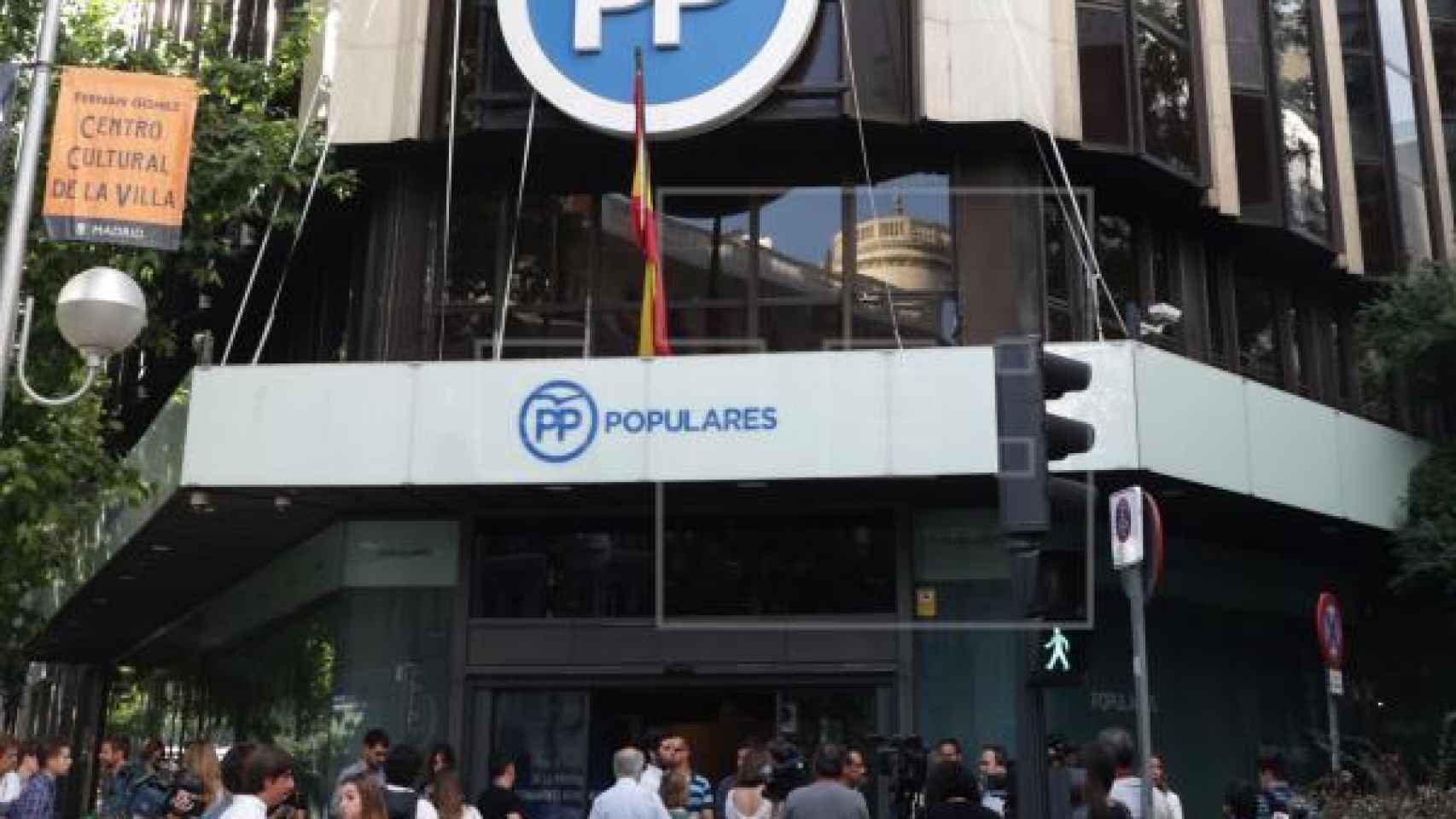 La sede del PP en la calle Génova de Madrid.