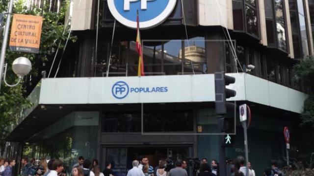 La sede del PP en la calle Génova de Madrid.