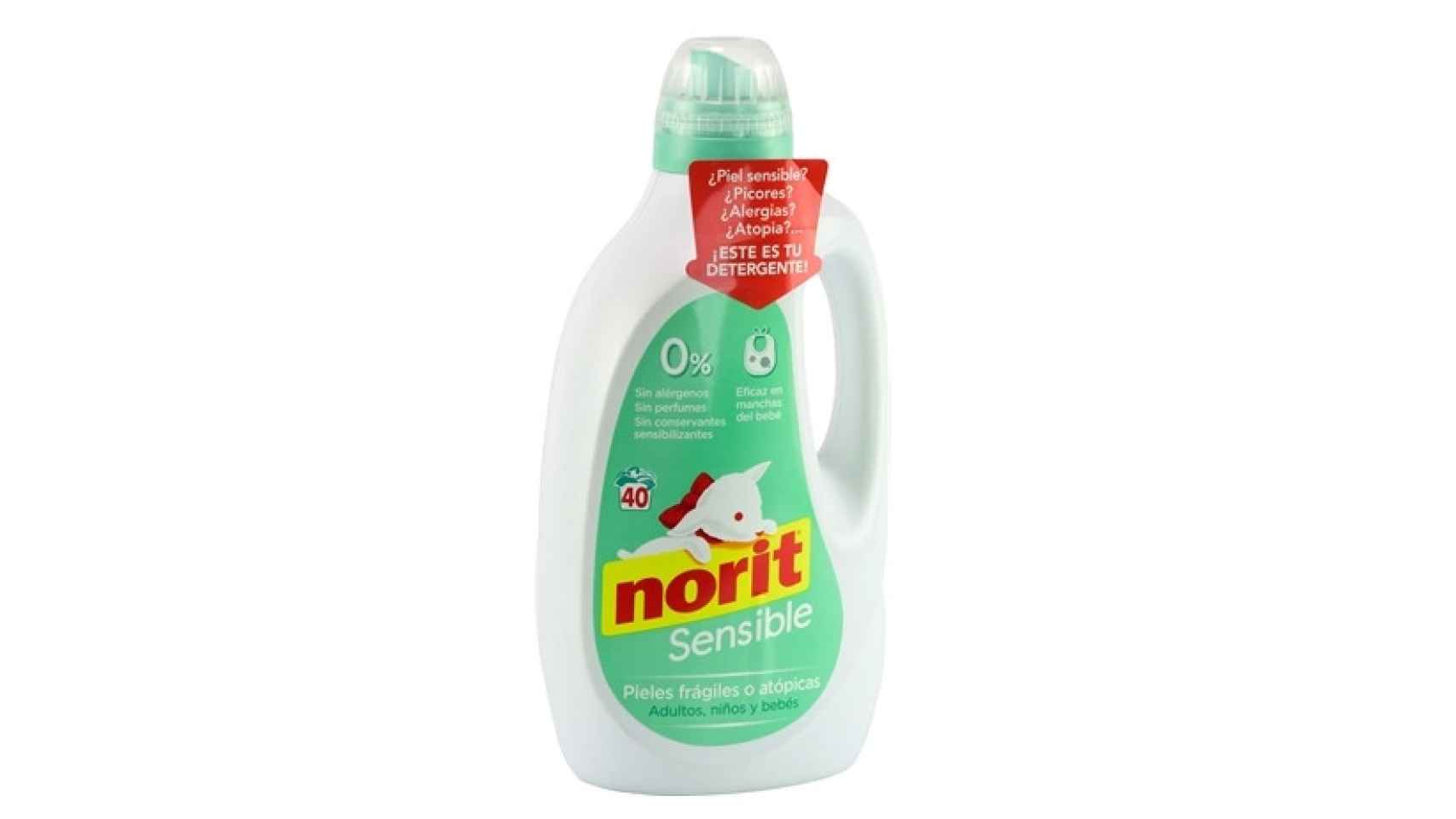 Detergente máquina líquido sensible Norit botella 40 lavados -  Supermercados DIA