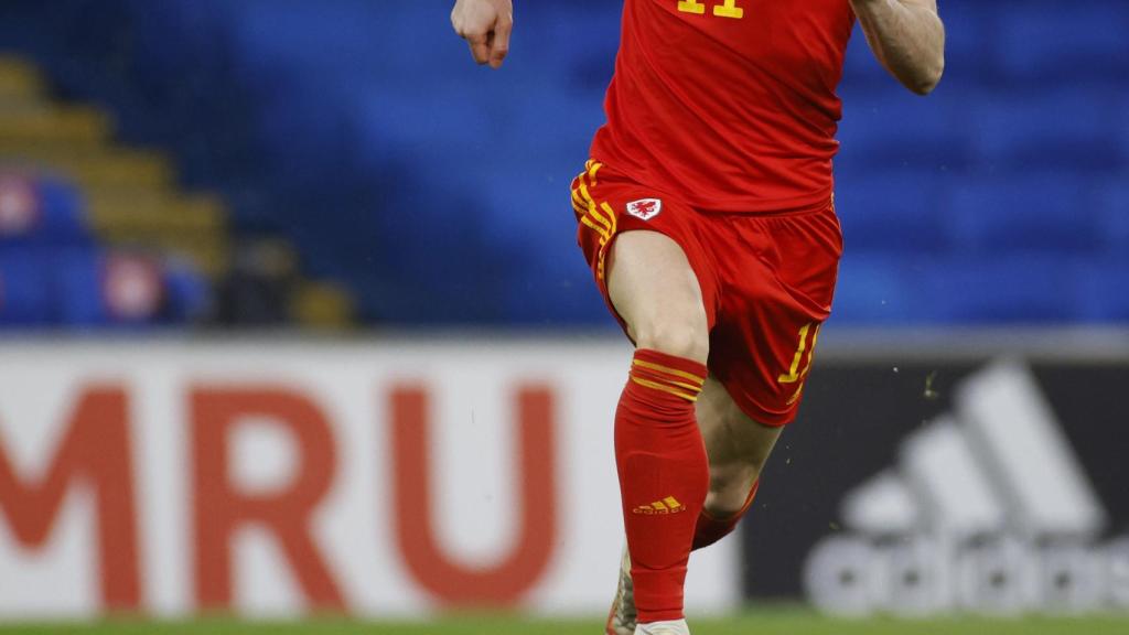 Gareth Bale, en un partido de la selección de Gales