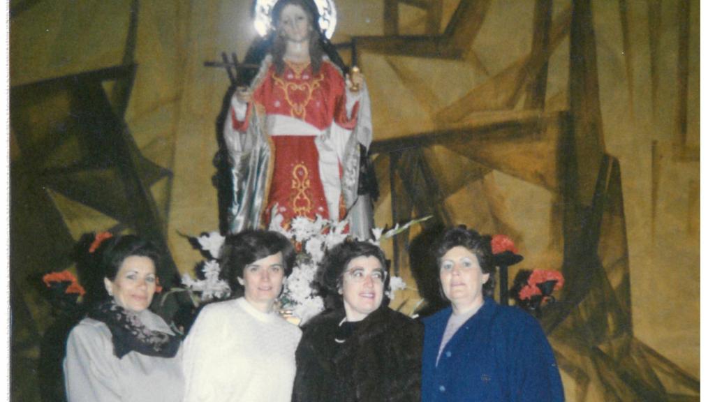 Las fundadoras de la cofradía de La Magdalena en Albacete.