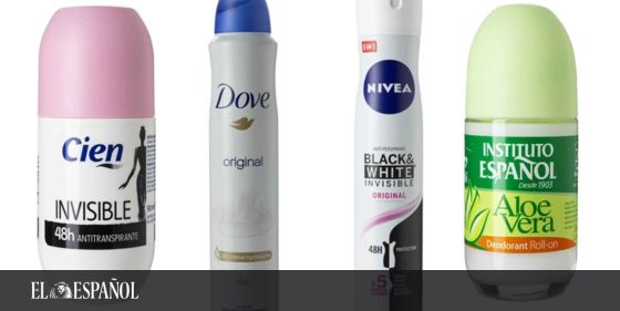 Disfraces pegatina avaro Estos son los 10 mejores desodorantes según la OCU: los hay por menos de 1  euro