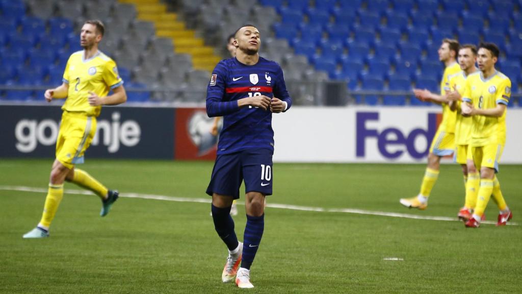 Kylian Mbappé, con la selección de Francia