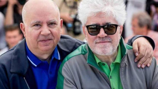 Agustín y Pedro Almodóvar en una imagen de archivo