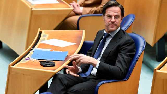 Mark Rutte en el Parlamento de Países Bajos.