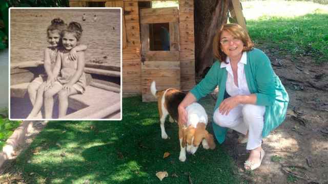 Mabel Campuzano, nueva consejera de Educación y Cultura de Murcia, junto a su perra Odri.