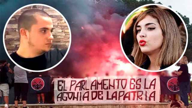 Rodrigo, el detenido, e Isabel Peralta, cabecillas de la ultraderecha española.