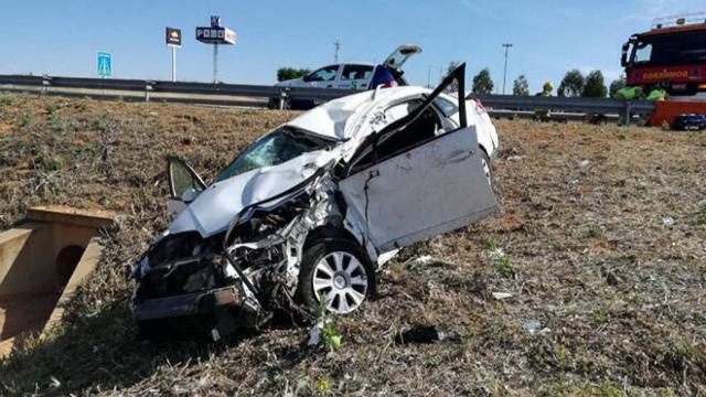 FOTO: Imagen de archivo de un accidente en Castilla-La Mancha.