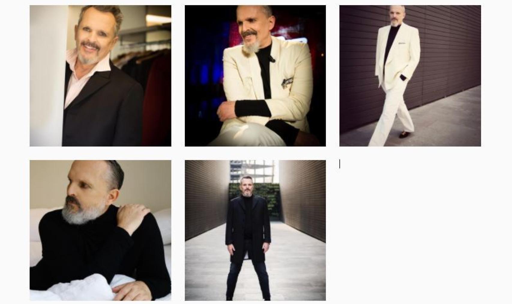 Las cinco publicaciones que Miguel Bosé ha decidido compartir por su 65 cumpleaños.