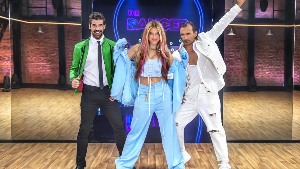 Miguel Ángel Muñoz, Lola Índigo y Rafa Mendez en 'The dancer'