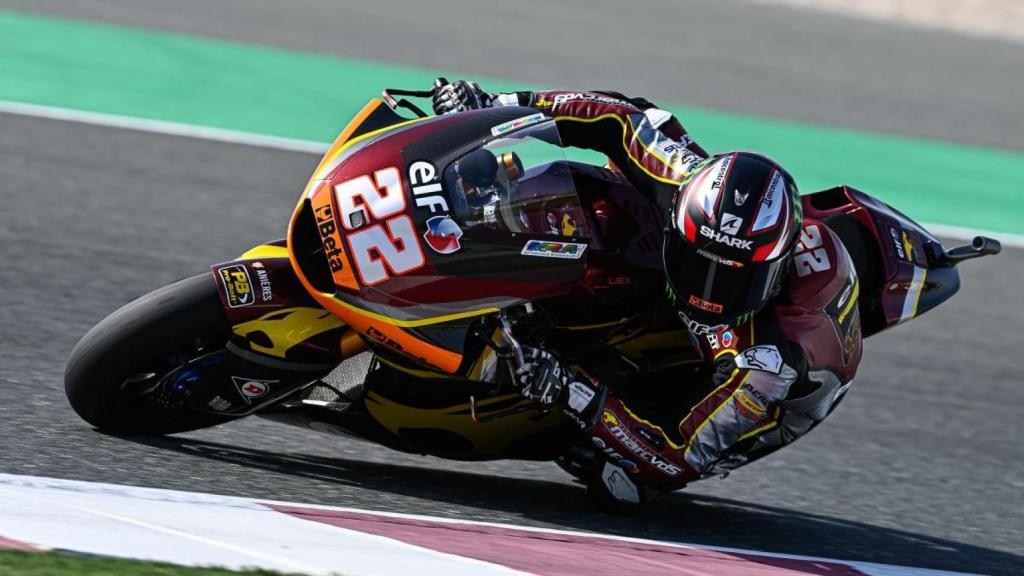 Sam Lowes en la carrera de Moto2