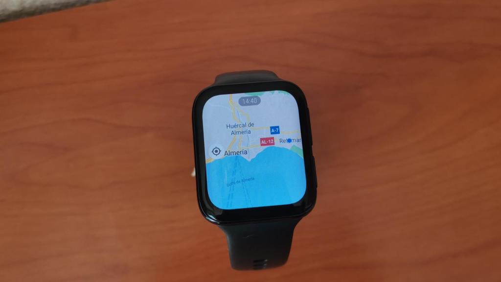 Google Maps en el Oppo Watch 46mm