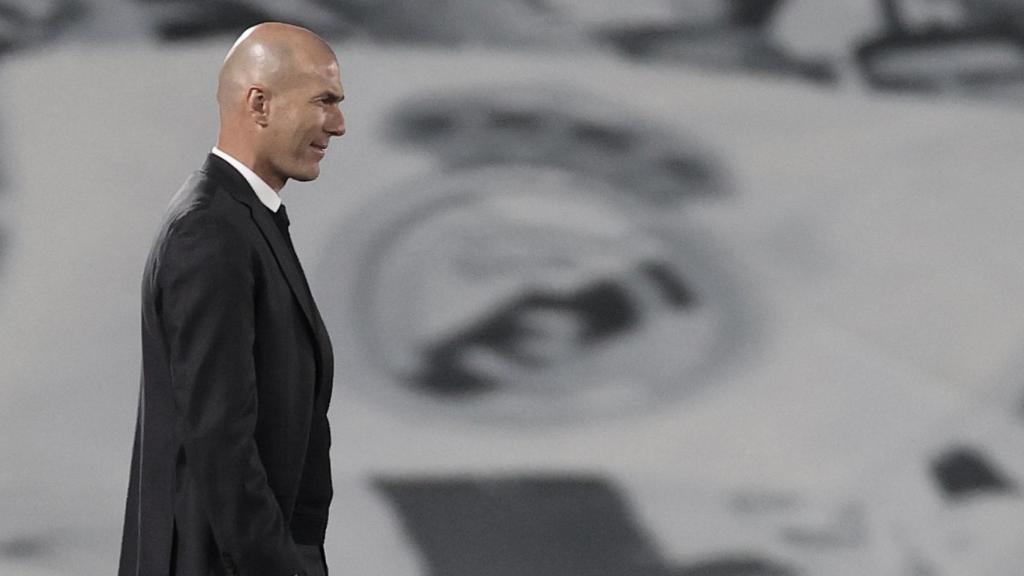 Zidane, en el estadio Alfredo di Stéfano