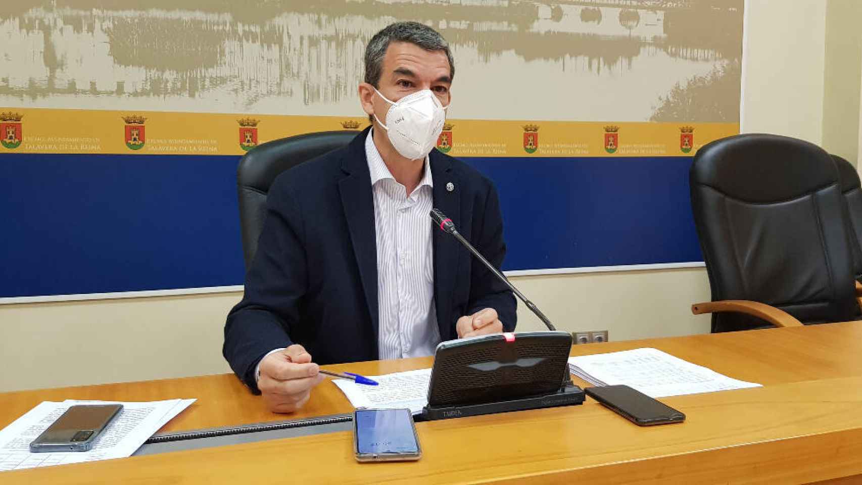 Luis Enrique Hidalgo, concejal de Hacienda y Contrataciones y Seguimiento de las Concesiones del Ayuntamiento de Talavera