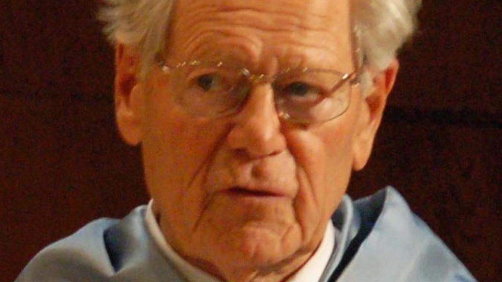 El teólogo Hans Küng.