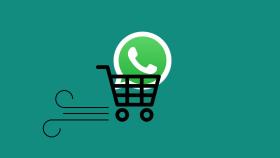 Fotomontaje con el logo de WhatsApp.