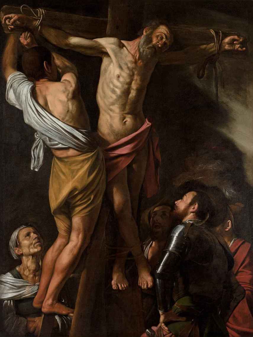 'La crucifixión de San Andrés', un lienzo de Caravaggio.