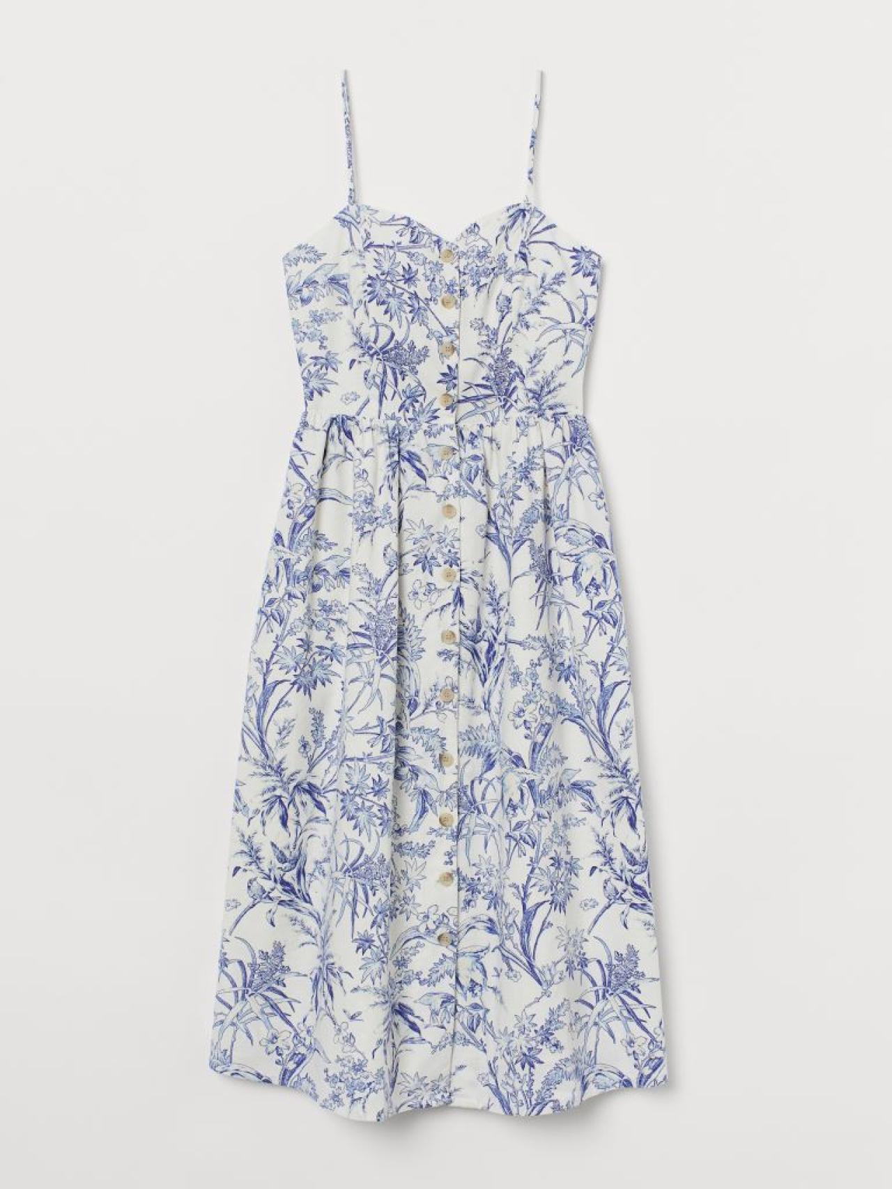 Vestido azul online h&m