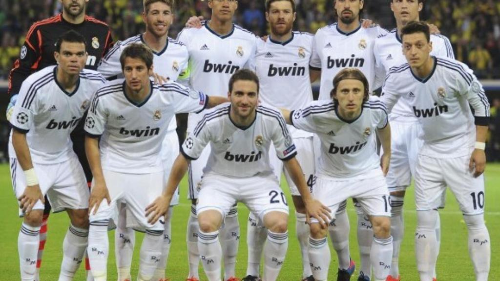 Alineación del Real Madrid 2012/2013