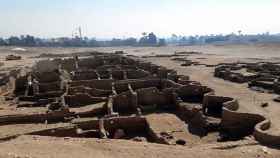 Imagen de la ciudad encontrada cerca de Luxor. Foto: Ministerio de Antigüedades de Egipto