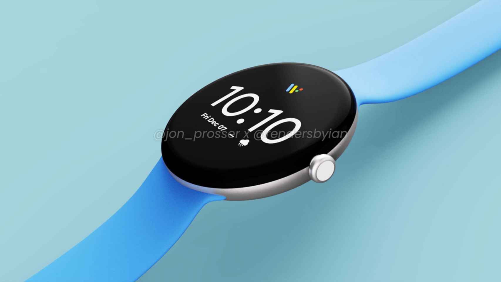 Posible diseño del Google Pixel Watch